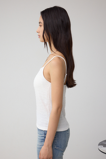 ニュアンスリブキャミソール 詳細画像