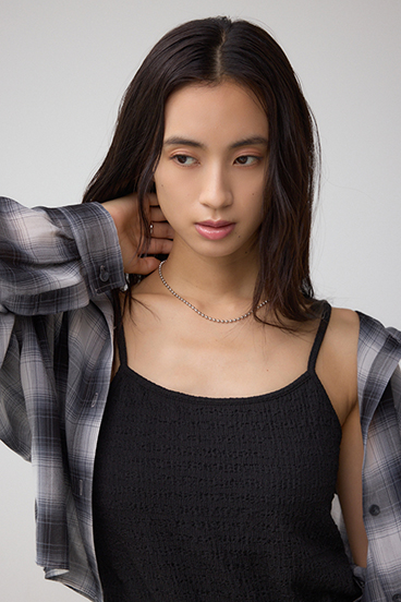 ニュアンスリブキャミソール