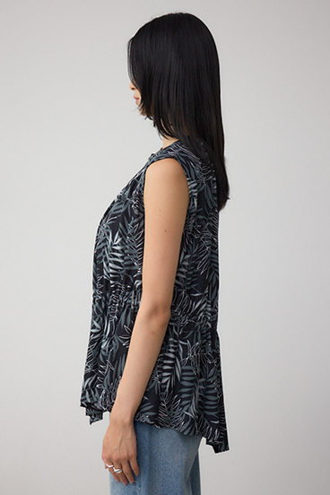 C/T冷感アシメギャザートップス 詳細画像