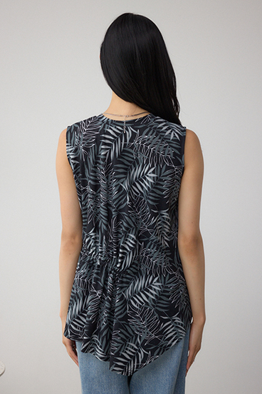 C/T冷感アシメギャザートップス 詳細画像