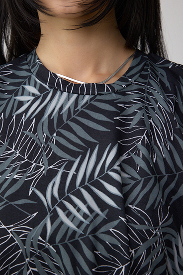 C/T冷感アシメギャザートップス 詳細画像