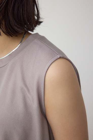 C/T冷感アシメギャザートップス 詳細画像