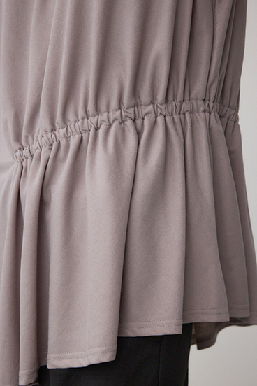 C/T冷感アシメギャザートップス 詳細画像