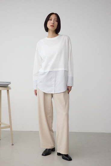 アソートデザインレイヤードトップス 詳細画像