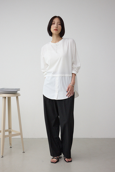 アソートデザインレイヤードトップス 詳細画像