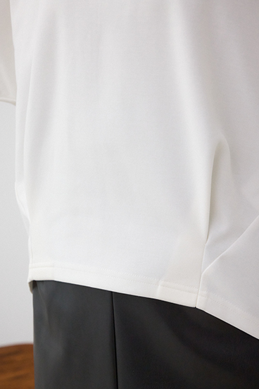 コクーンカットロングスリーブトップス 詳細画像