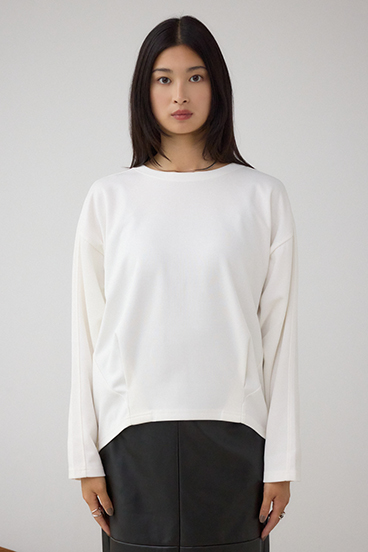 コクーンカットロングスリーブトップス 詳細画像