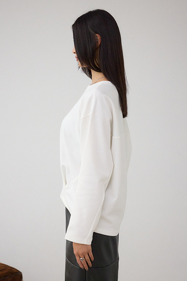 コクーンカットロングスリーブトップス 詳細画像