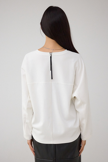 コクーンカットロングスリーブトップス 詳細画像