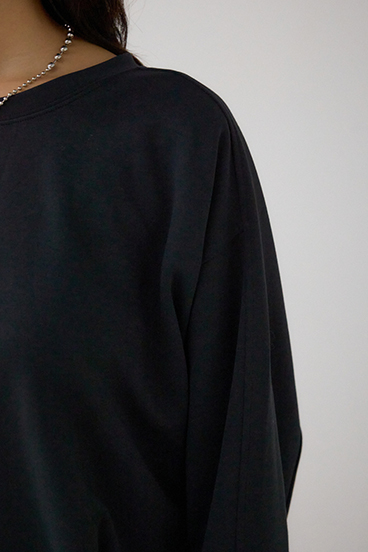 コクーンカットロングスリーブトップス 詳細画像