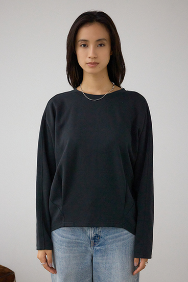 コクーンカットロングスリーブトップス 詳細画像