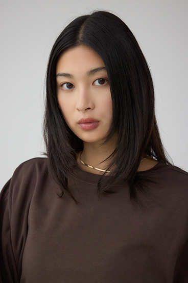 コクーンカットロングスリーブトップス