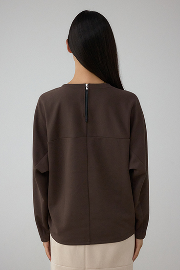 コクーンカットロングスリーブトップス 詳細画像