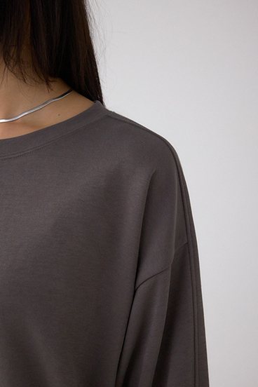 コクーンカットロングスリーブトップス 詳細画像