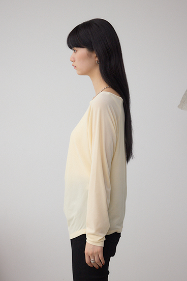 ベロアアシメカットトップス 詳細画像