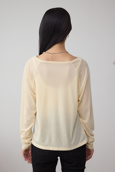 ベロアアシメカットトップス 詳細画像