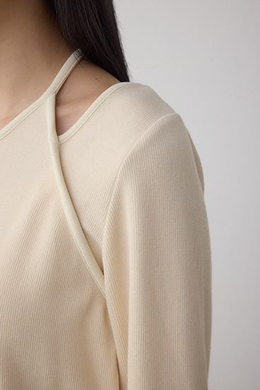 ホルターレイヤードトップス 詳細画像