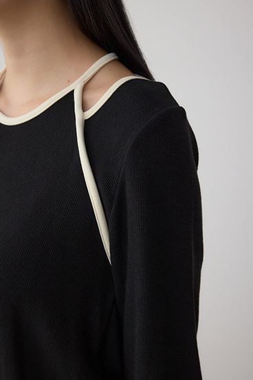 ホルターレイヤードトップス 詳細画像