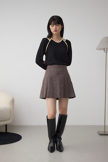 ホルターレイヤードトップス 詳細画像