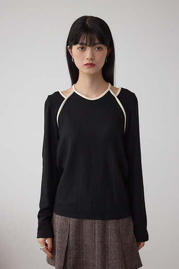 ホルターレイヤードトップス 詳細画像