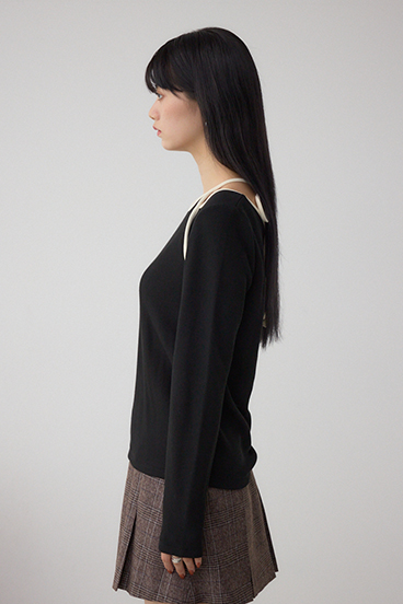 ホルターレイヤードトップス 詳細画像