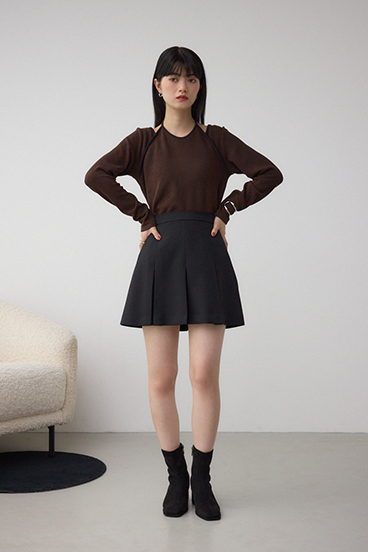 ホルターレイヤードトップス 詳細画像