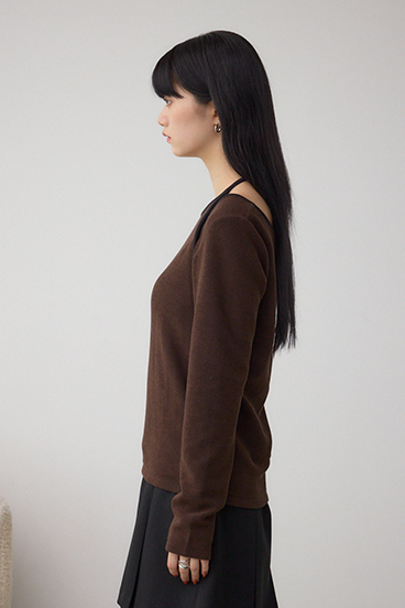 ホルターレイヤードトップス 詳細画像