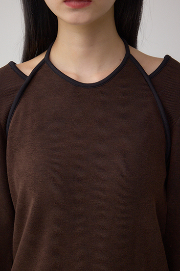 ホルターレイヤードトップス 詳細画像