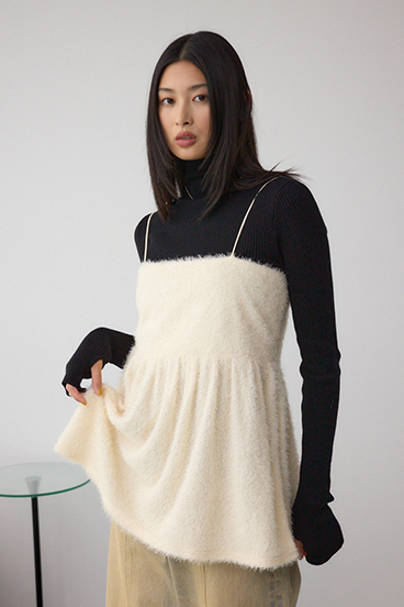 ラメシャギーカットキャミソール 詳細画像