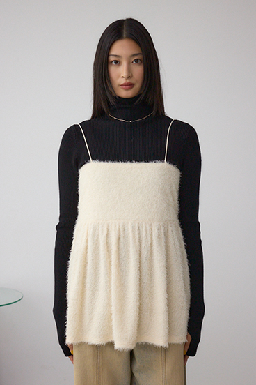 ラメシャギーカットキャミソール 詳細画像