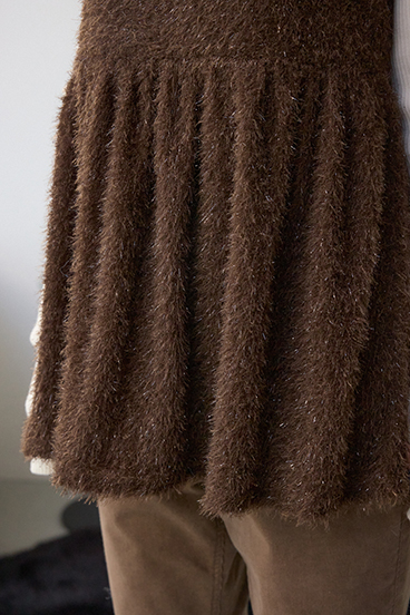 ラメシャギーカットキャミソール 詳細画像