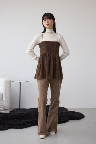 ラメシャギーカットキャミソール 詳細画像