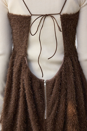 ラメシャギーカットキャミソール 詳細画像