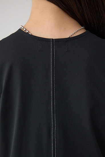 ステッチフレアカットワンピース 詳細画像