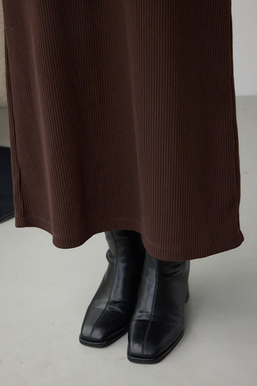 【SET】ハーフジップスウェットワンピース 詳細画像