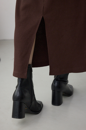 【SET】ハーフジップスウェットワンピース 詳細画像