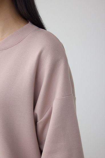 【SET】ハーフジップスウェットワンピース 詳細画像