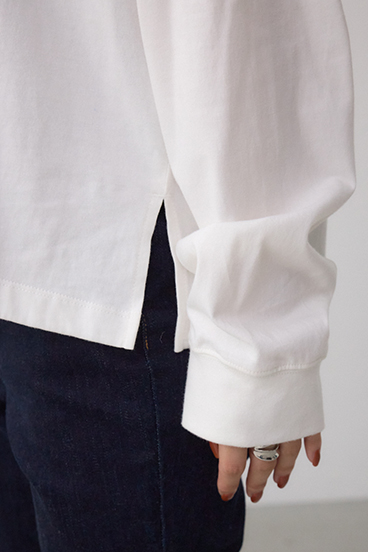 メタリックパーツプリントロングTシャツ 詳細画像