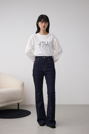 メタリックパーツプリントロングTシャツ 詳細画像