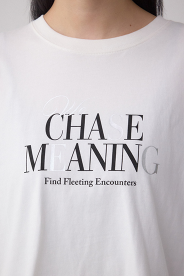 メタリックパーツプリントロングTシャツ 詳細画像