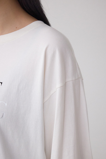 メタリックパーツプリントロングTシャツ 詳細画像