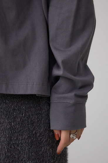 メタリックパーツプリントロングTシャツ 詳細画像