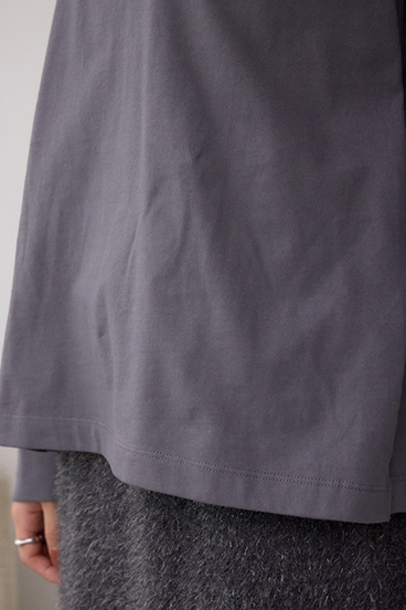 メタリックパーツプリントロングTシャツ 詳細画像