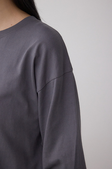 メタリックパーツプリントロングTシャツ 詳細画像