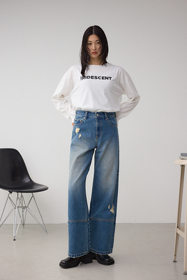 スタッズロゴロングスリーブTシャツ 詳細画像