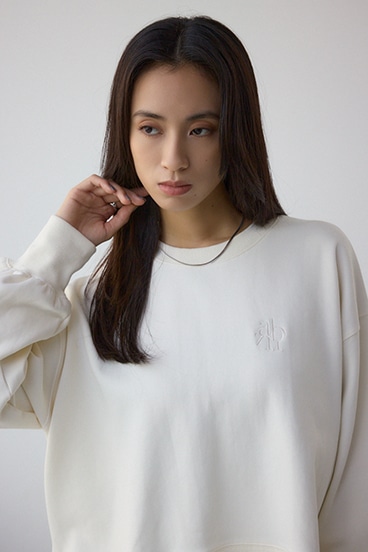 ワンポイントロゴスウェット