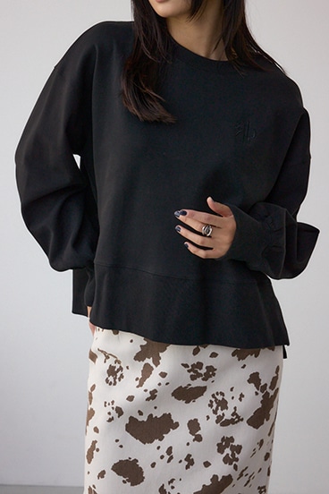 ワンポイントロゴスウェット