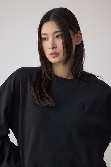 ワンポイントロゴスウェット