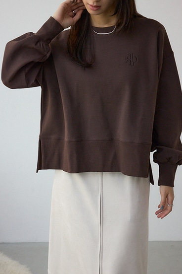 ワンポイントロゴスウェット
