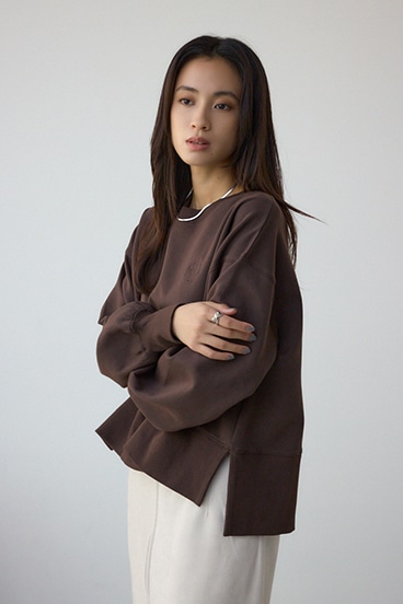 ワンポイントロゴスウェット 詳細画像